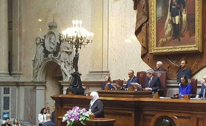 Emouvante cérémonie à Lisbonne en l’honneur de Mbarka Brahmi