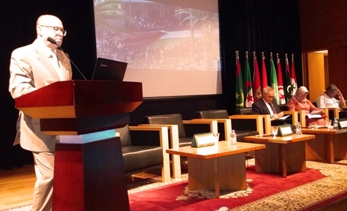  مشاركة السفير محمد إبراهيم الحصايري في ندوة "دور المغاربيين في دعم نضالات فلسطين" بالرباط