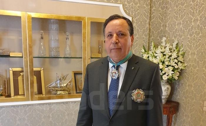 Khemaies Jhinaoui décoré du Grand Cordon de la République 