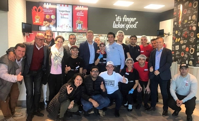 Visite de Tony Lowings, Global CEO de KFC en Tunisie