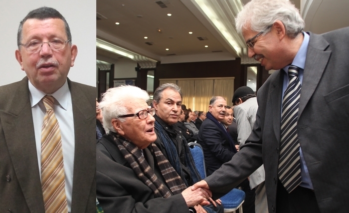 Ahmed Ben Salah présent à un rassemblement de soutien au Doyen Habib Kazdaghli à l’occasion de son  procès