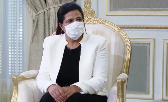 من هي سهام بوغديري حرم نمصية  المكلفة بتسيير وزارة الاقتصاد والمالية ودعم الاستثمار
