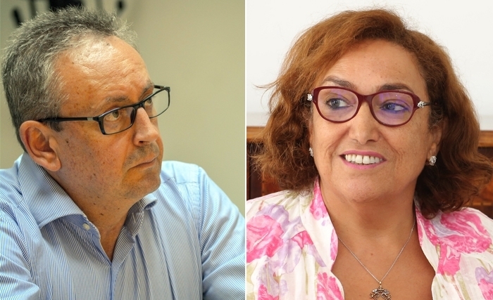 بشرى بالحاج حميدة واحمد إدريس، ناطقين رسميين باسم اللجنة المدنية للدفاع عن استقلالية القضاء