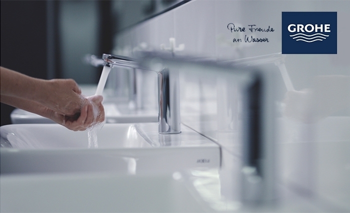 شركة GROHE تلتزم بترشيد استهلاك المياه وتُطلق صنبورا ذكيا يجمع بين العمل يدويا وعن بعد