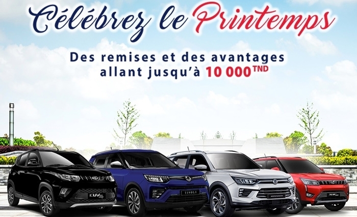 Célébrez le printemps avec les offres exceptionnelles de Mahindra et Ssangyong