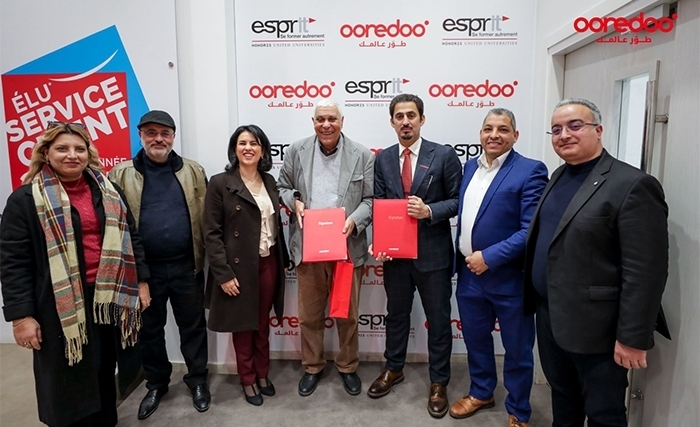 Ooredoo Tunisie signe un partenariat stratégique avec l’Université ESPRIT